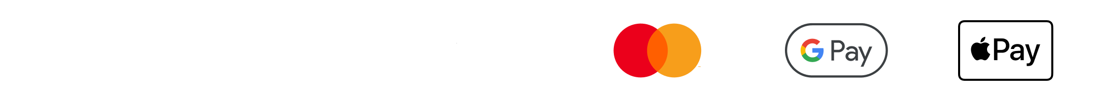 Maksutavat - Visa, Mastercard, Google Pay, Apple Pay