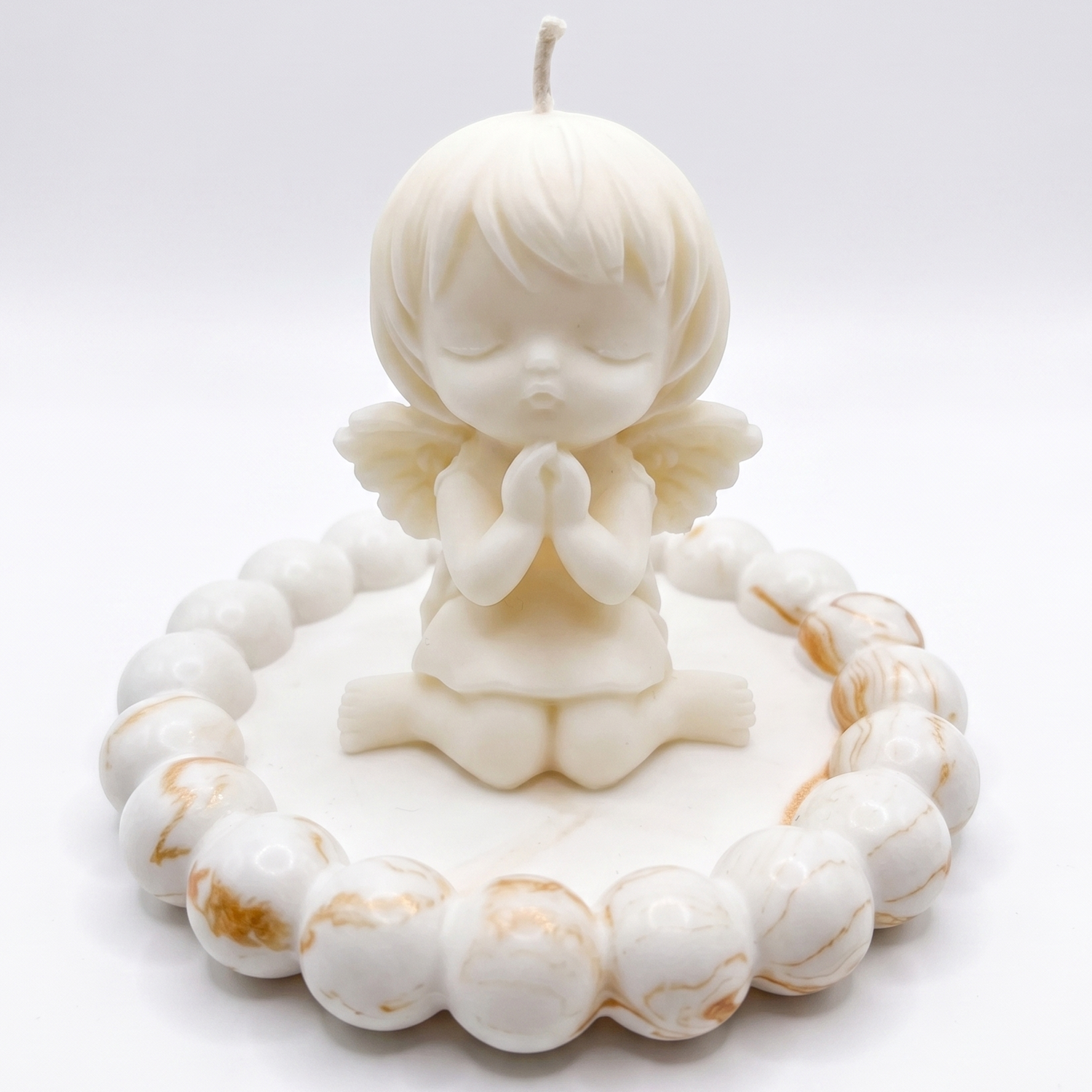 Design-tarjotin Perla - Valkoinen / Hopea