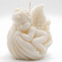 Kerubikynttilä - Valkoinen / Kookos